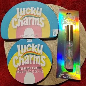 NWT Adorable Lucky Charms ( 2 eye shadow pallette) & Lucky Charm Scented Lip